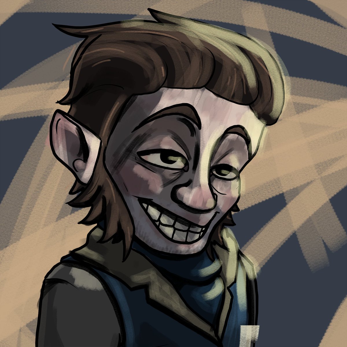 StabStabMan's tweet photo. So I kinda cooked on a dnd portrait
Inspired by #DiscoElysium https://t.co/DUwp6f2K7D