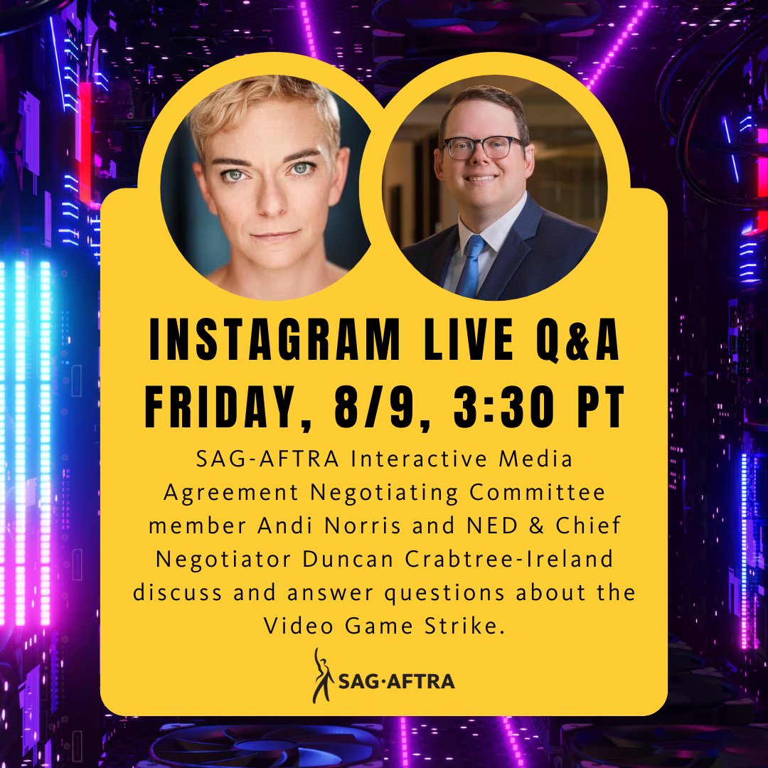 SAG-AFTRA tweet media