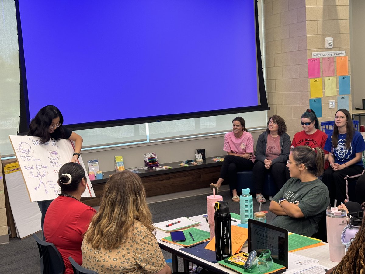 StephACoulter's tweet photo. TLE Shark Tank teacher edition was a blast!! We had so many laughs as teams tried selling their teacher products to the sharks. TLE is the place to be! 💙🦁😃

@HEBISDpeople @hebisd @AnieCirino https://t.co/Za926NWRSE