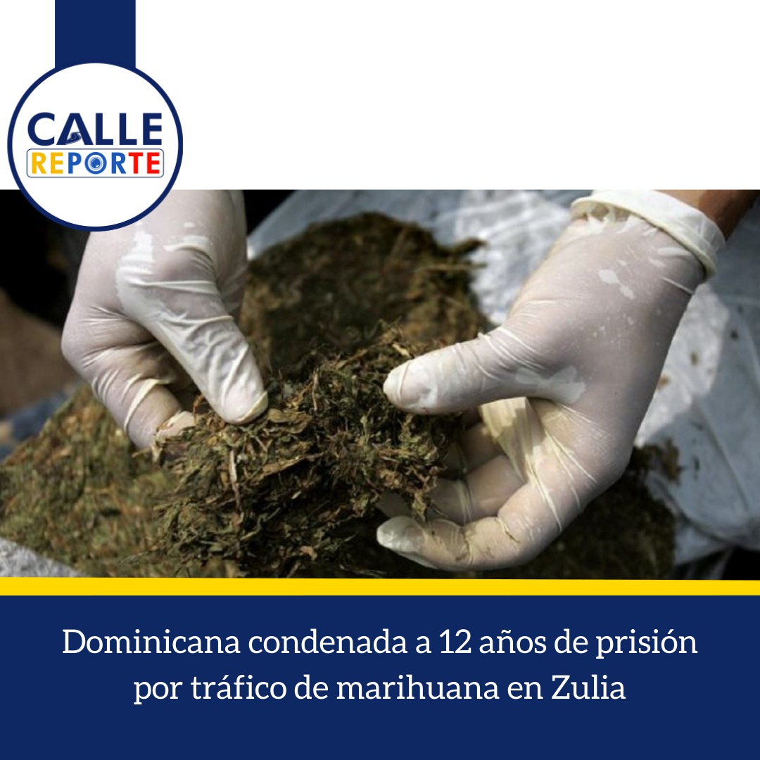 El Ministerio Público anunció la condena de Ruth Melissa Durán Méndez, una dominicana de 36 años, a 12 años de cárcel tras aceptar su culpabilidad en el tráfico de 1 kilo con 175 gramos de marihuana.

 #7agosto