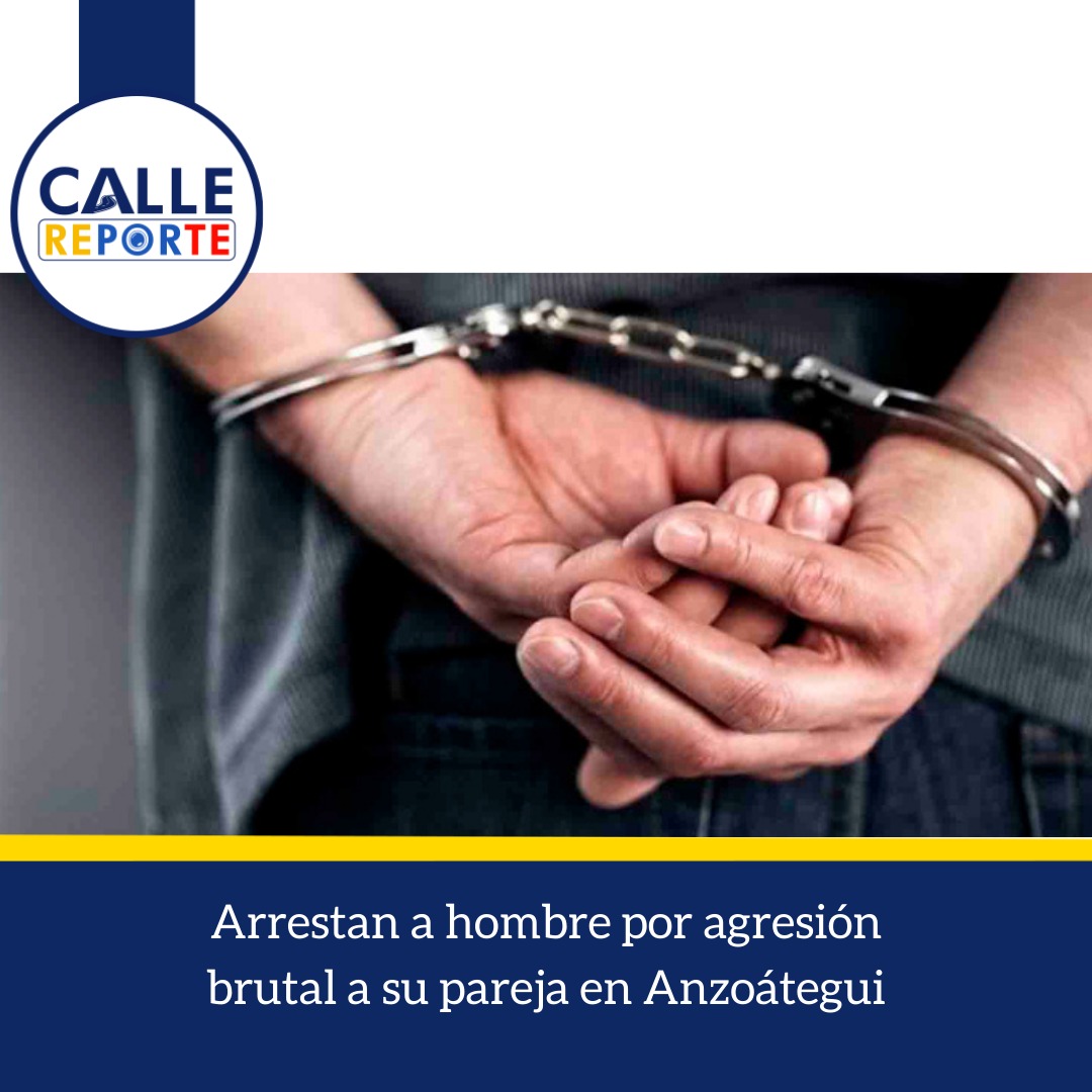 Un hombre de 31 años, Yeckson García, fue arrestado por oficiales de la Delegación Municipal Barcelona en el sector Boyacá III, parroquia El Carmen, municipio Simón Bolívar, Barcelona, estado Anzoátegui, tras agredir brutalmente a su pareja de 27 años.

#7agosto