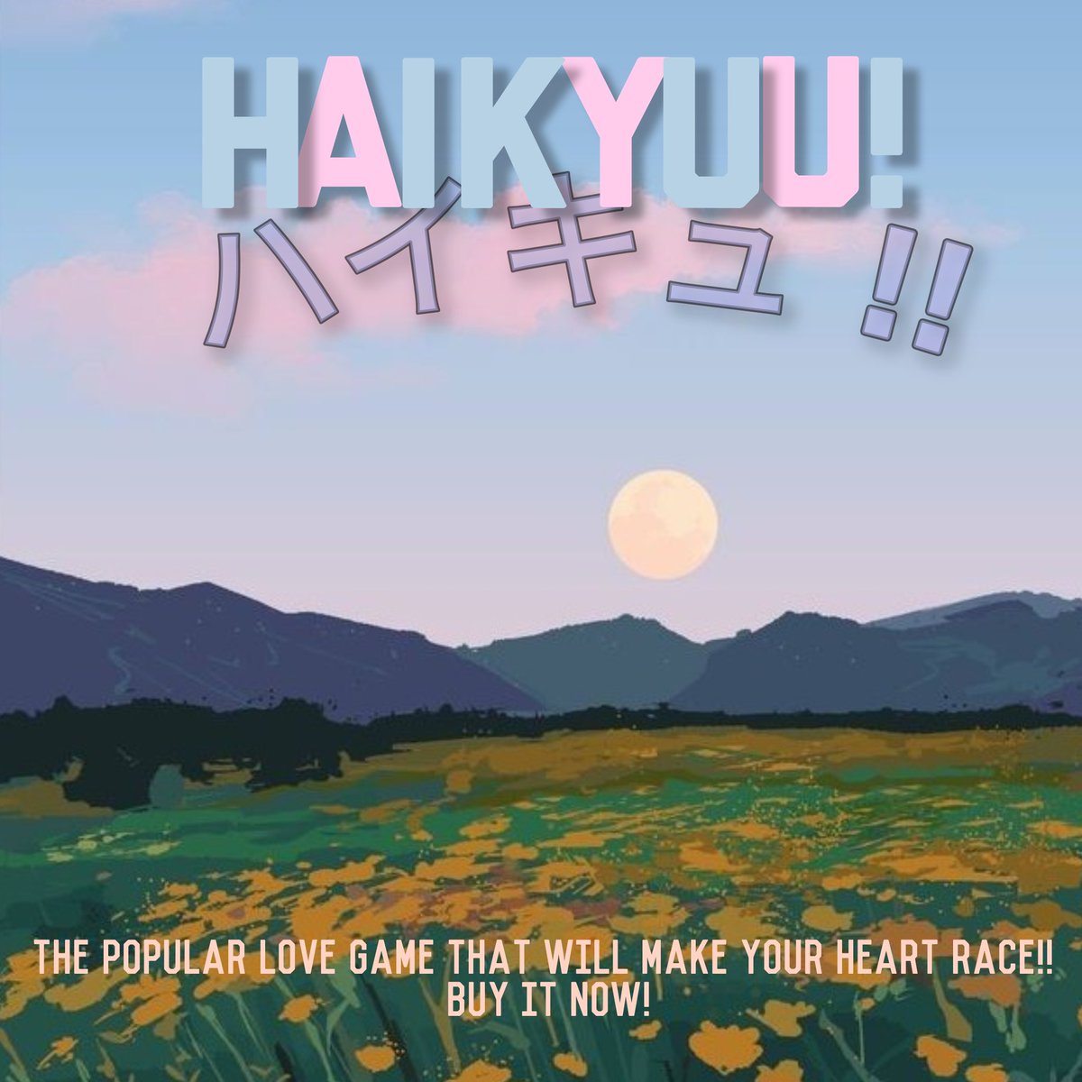 voxslyn's tweet image. ୭ ˚. ᵎᵎ #Haikyuu au! (au interactivo!!)

En donde Yachi Hitoka reencarna en su juego otome favorito y como no quiere elegir a ningún pretendiente empieza a intentar emparejarlos entre ellos.

#ハイキュー #hqtwt