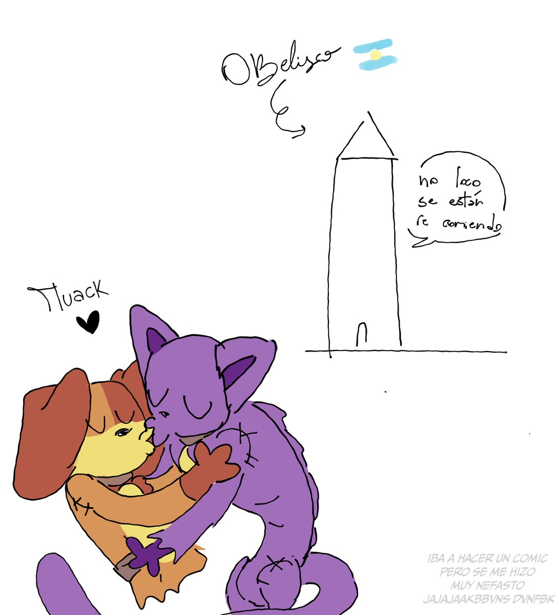 aikee_ae's tweet photo. A mí también me vendieron ese cuento

#PoppyPlaytimeCatnap #PoppyPlaytime3fanart #catnap #dogday #daynap #adoptanocompresgil #ahrqhacianenargentina #mascotas #player https://t.co/m63phYbKVG