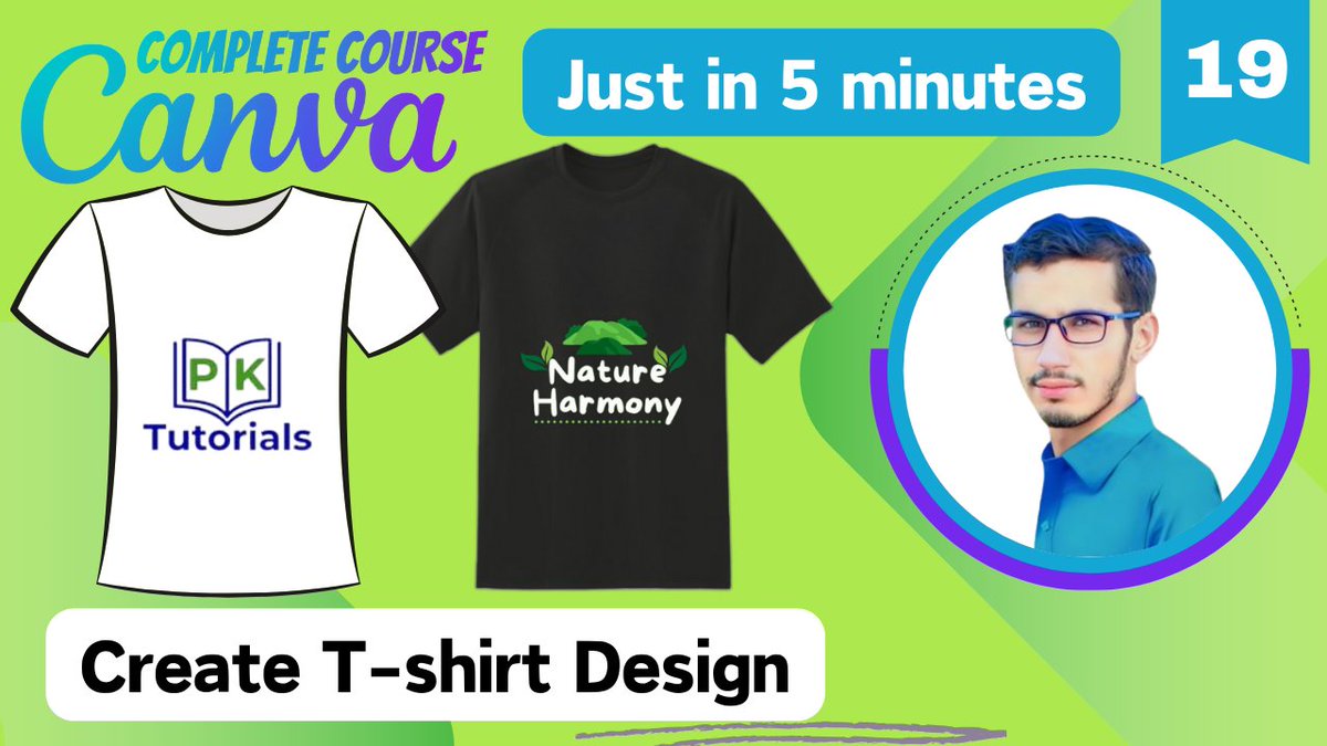 pktutorials786's tweet image. 🎥 New Video Alert! 🚀

Check out our latest tutorial: &quot;How to Create T-shirt Design in Canva | Canva Full Course Part - 19&quot; on PK Tutorials. Perfect for designers and fashion enthusiasts! 🎨👕
📺 Watch here: youtu.be/98fFc-nRYRU
#Canva #PKTutorials #CanvaCourse #TShirtDesign