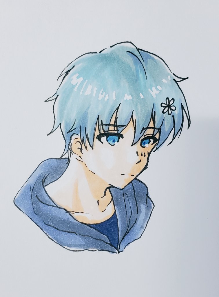Kaoru_kaitou's tweet photo. アナログでUTAUを描く
#瑞歌ミズキ #RECU https://t.co/sdOzNuQ64i