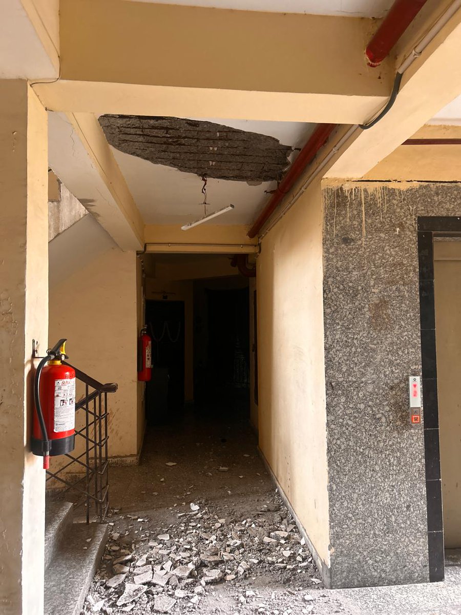 This is Noida - Golf City, Sector 75, plaster falling from ceilings, water logged parking, please see <a href="/myogioffice/">Yogi Adityanath Office</a> <a href="/myogiadityanath/">Yogi Adityanath</a> <a href="/brajeshpathakup/">Brajesh Pathak</a> <a href="/CeoNoida/">CEO, NOIDA Authority</a> <a href="/dmgbnagar/">DM G.B. Nagar/NOIDA</a> <a href="/dr_maheshsharma/">Dr. Mahesh Sharma</a> <a href="/PankajSinghBJP/">Pankaj Singh</a>