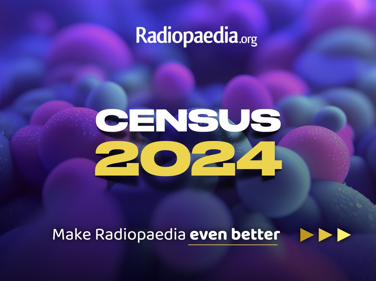 Frank Gaillard (@frankgaillard) on Twitter photo Each year <a href="/Radiopaedia/">Radiopaedia.org</a> ask you a simple question: "How are we doing?" This shapes how we grow. Please take 2 min to fill it in. It makes a big difference.
bit.ly/r-census2024 #radiology #medicine Each year <a href="/Radiopaedia/">Radiopaedia.org</a> ask you a simple question: "How are we doing?" This shapes how we grow. Please take 2 min to fill it in. It makes a big difference.
bit.ly/r-census2024 #radiology #medicine