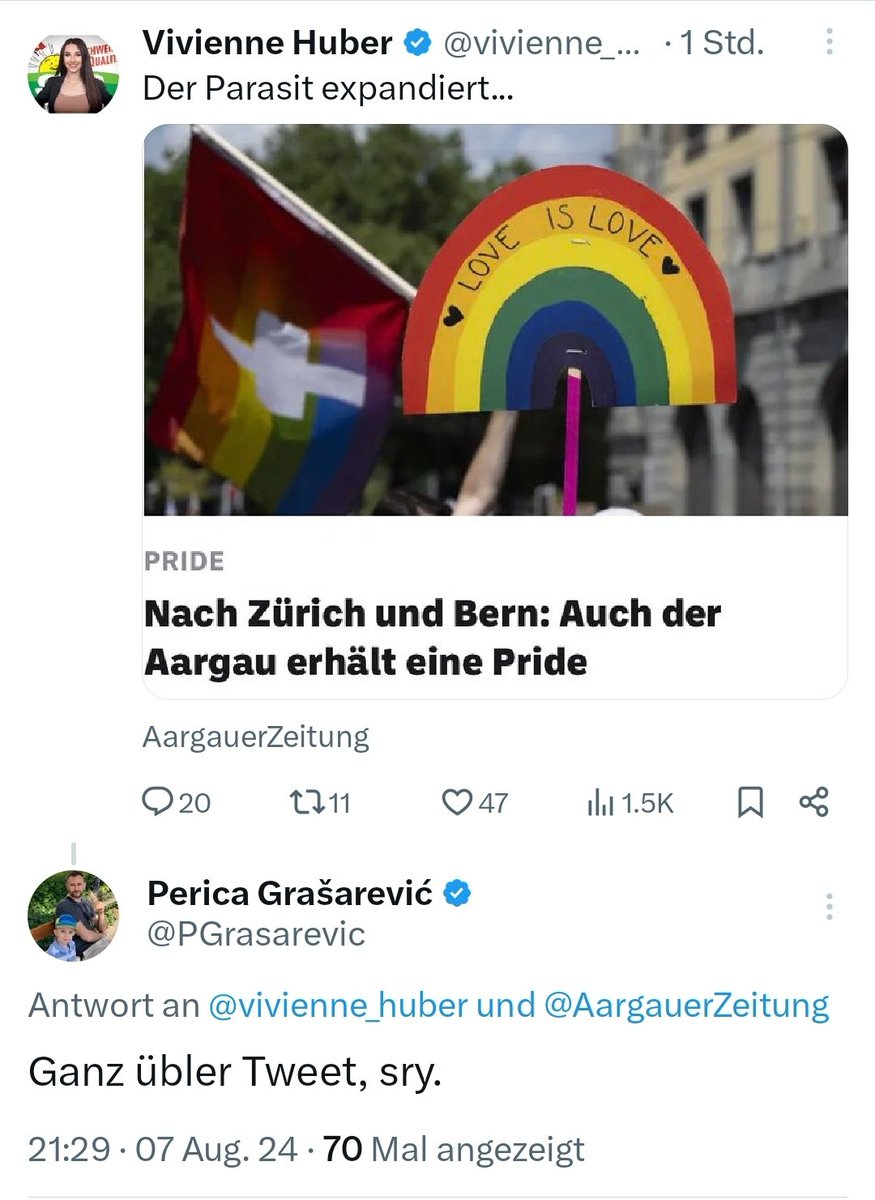 Wer in sozialen Medien regelmässig marginalisierte Bevölkerungsgruppen angreift, muss immer noch einen draufsetzen, um bei "Freund und Feind" Wirkung zu erzielen. Und irgendwann landen sie alle bei Entmenschlichung und totalitärem NS-Vokabular.