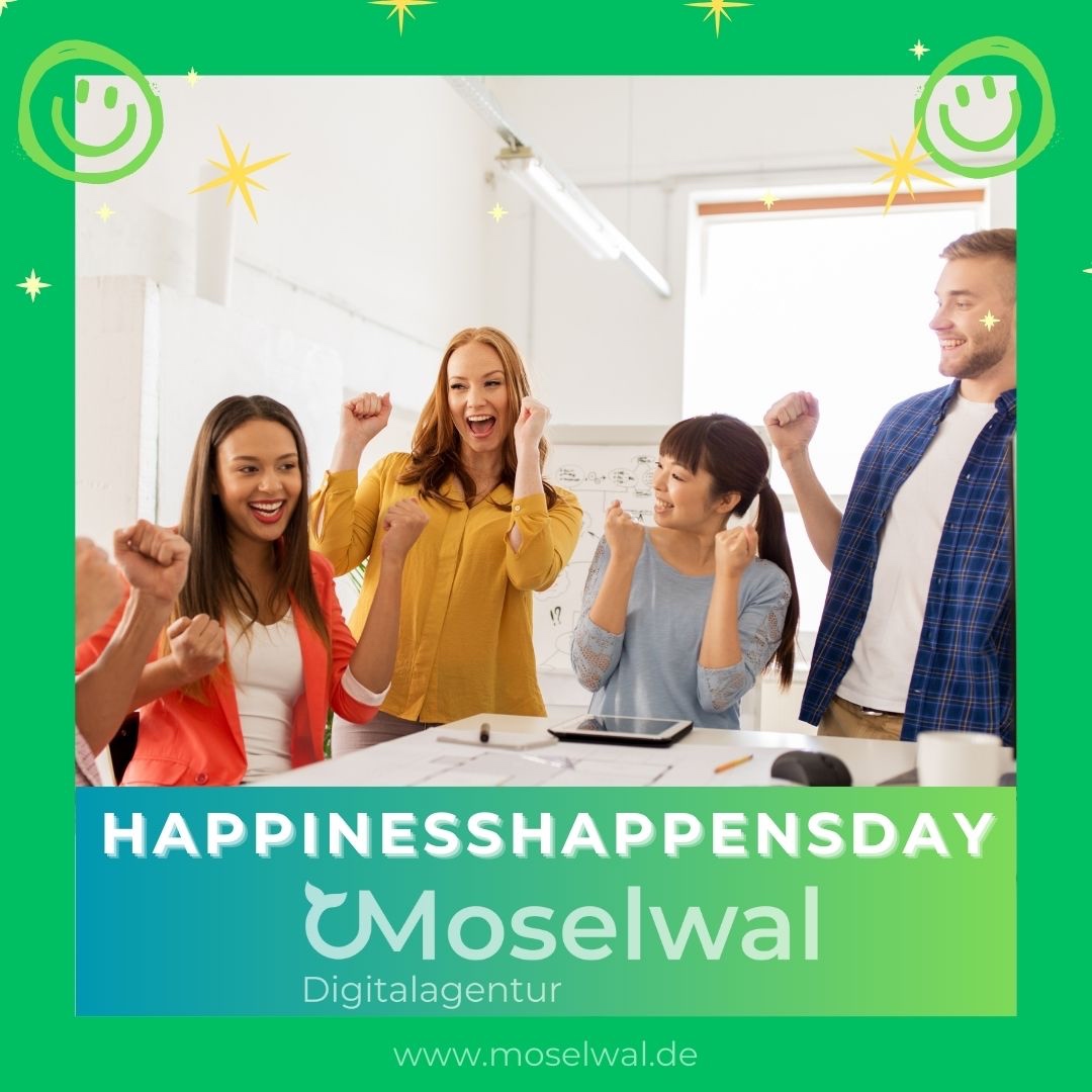 moselwal's tweet photo. 🎉 Heute ist der Tag der Freude! 🎉
Wir glauben daran, dass kleine Freuden den Tag besonders machen.��
Was macht dich heute glücklich? 😊
#TagDerFreude #HappinessHappensDay #MoselwalDigitalagentur
#teammoselwal #TYPO3 #solingen #mosel
https://t.co/5r8YzGN9Vf https://t.co/KKR5pQX98P