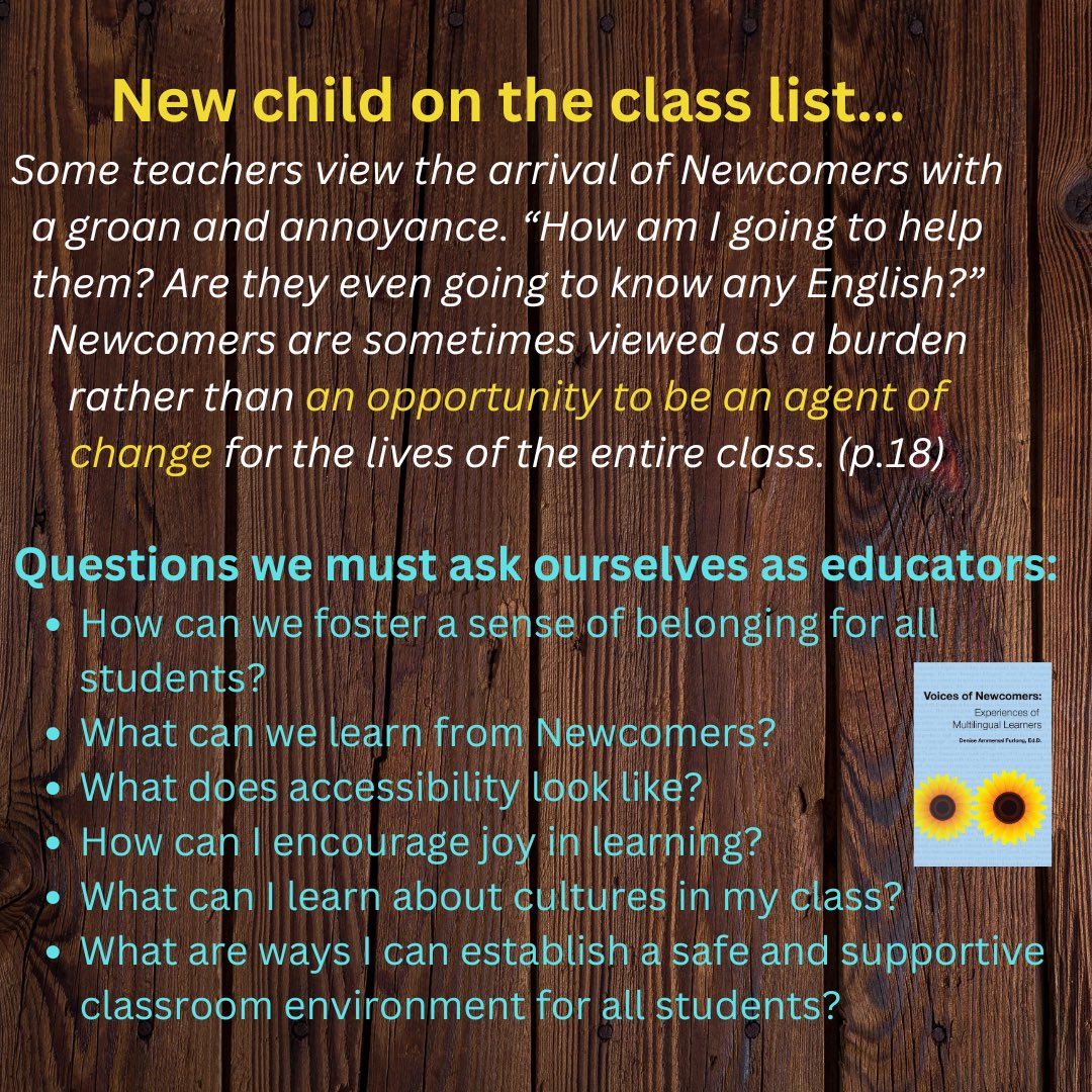 Tips to start the new year strong with #multilinguallearners with #VoicesofNewcomers! Link to purchase and write a review: amzn.to/321ilqi