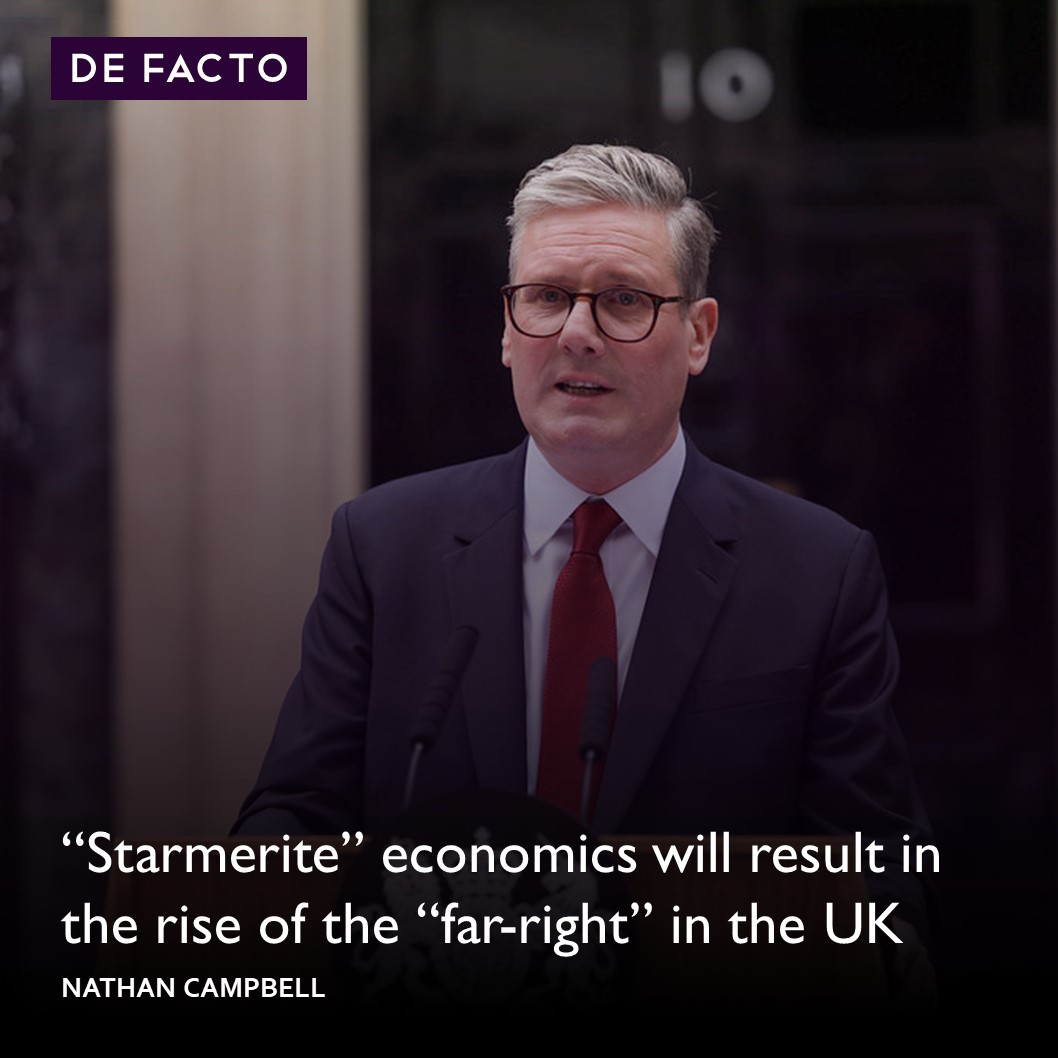 📢An example of the diversity of opinions held at De Facto, we will have more to come from different viewpoints on this topic in the very near future!

open.substack.com/pub/defactomag…

#TwoTierKeir #Islamophobia #Birmingham #RiotsNotProtests #KeirStarmer #leftist #FaragesRiots