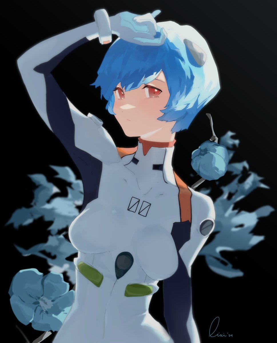 rei 💙
#絵 #イラスト #EVANGELION