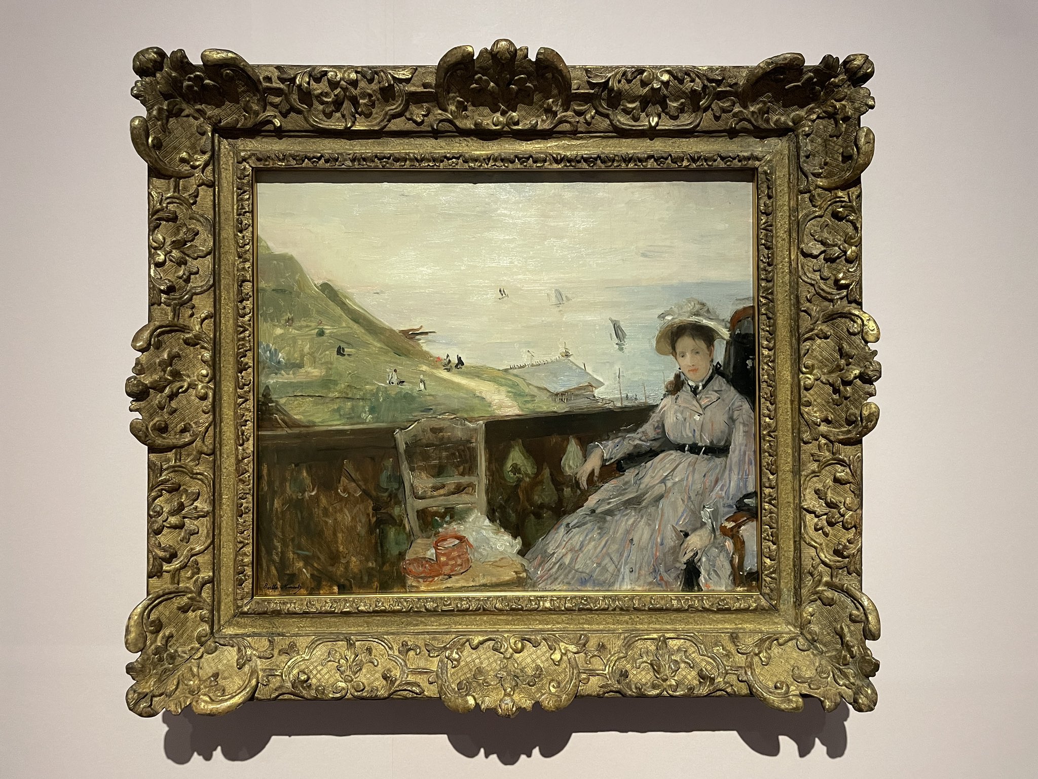 美しき女性印象派画家 ベルト・モリゾ展 図録 チラシ付 監修：ユーグ・ウィレム 画家編：印象派の女流画家「ベルト・モリゾ展」と、モリゾの主要