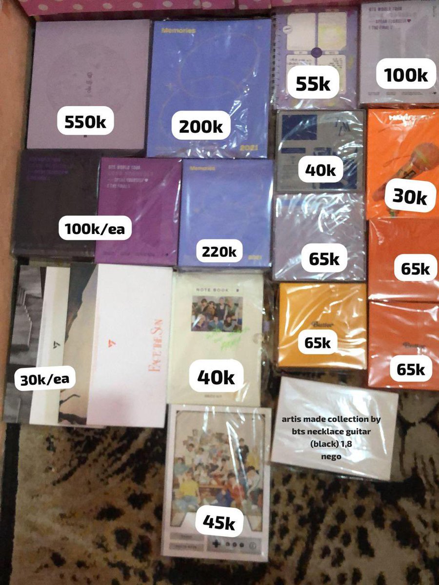 Netznoise_shop's tweet photo. 🛒 WTS (Want To Sell) 🛒

Clearance aja nih. Yuk di take
Aab BTS, Seventeen, Enhypen, TXT, Merch by artist bts

🏡 Bekasi, Jabar
✅ CO Oren, Tokped, Tiktokshop

Please bantu rt ya 🥹💕 https://t.co/bDAMj4wPp8