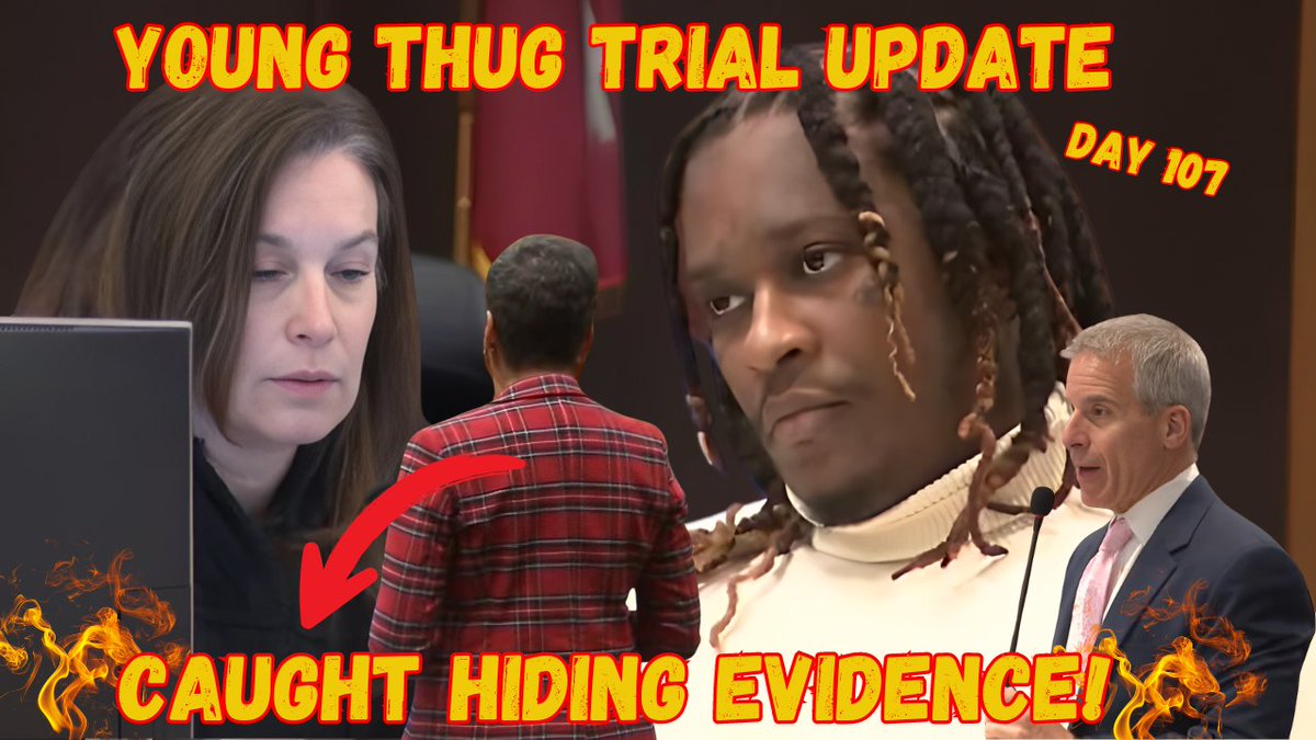 JusCallM3Jay_'s tweet photo. Young Thug Trial Prosecutors Exposed for Hiding Evidence in Trial https://t.co/s2vjkA4ro2 via @YouTube  Free Them Boys #YSL #ysltrial https://t.co/SwxTKWDVfI