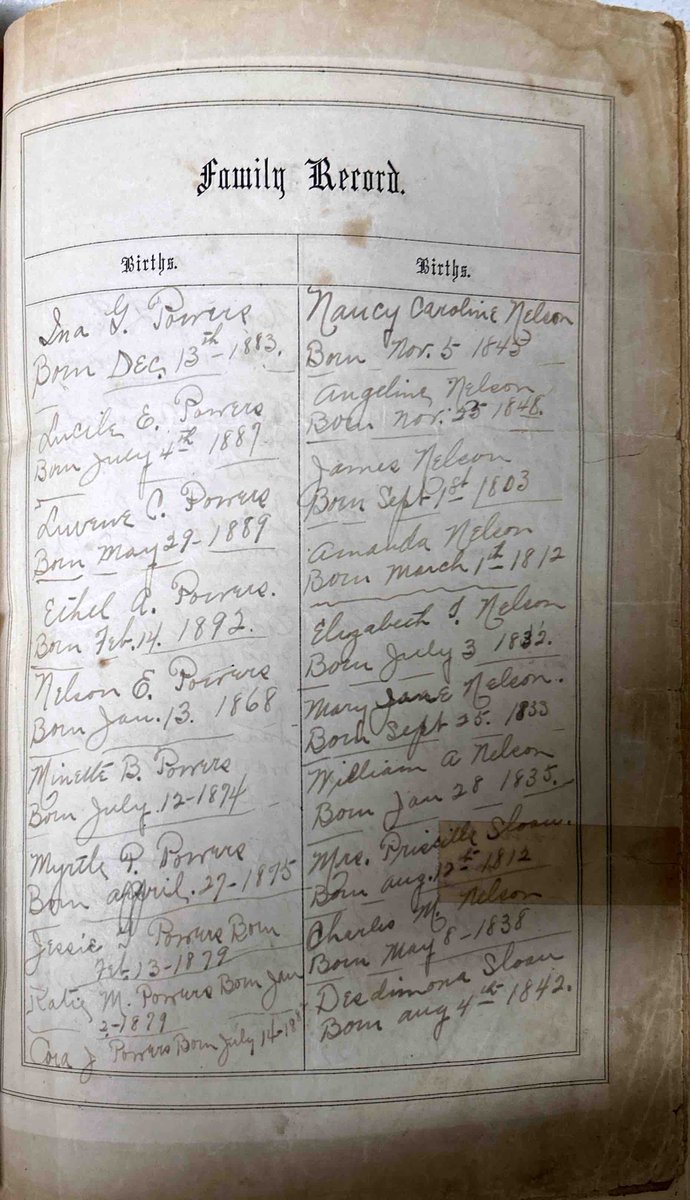 biblerescue's tweet photo. Letters, photos, newspaper clippings, handwritten family history - the family Bible can be a treasure trove of priceless genealogy. See if we have your family Bible https://t.co/WAPXWzQmET #BibleRescue https://t.co/YI853k763s