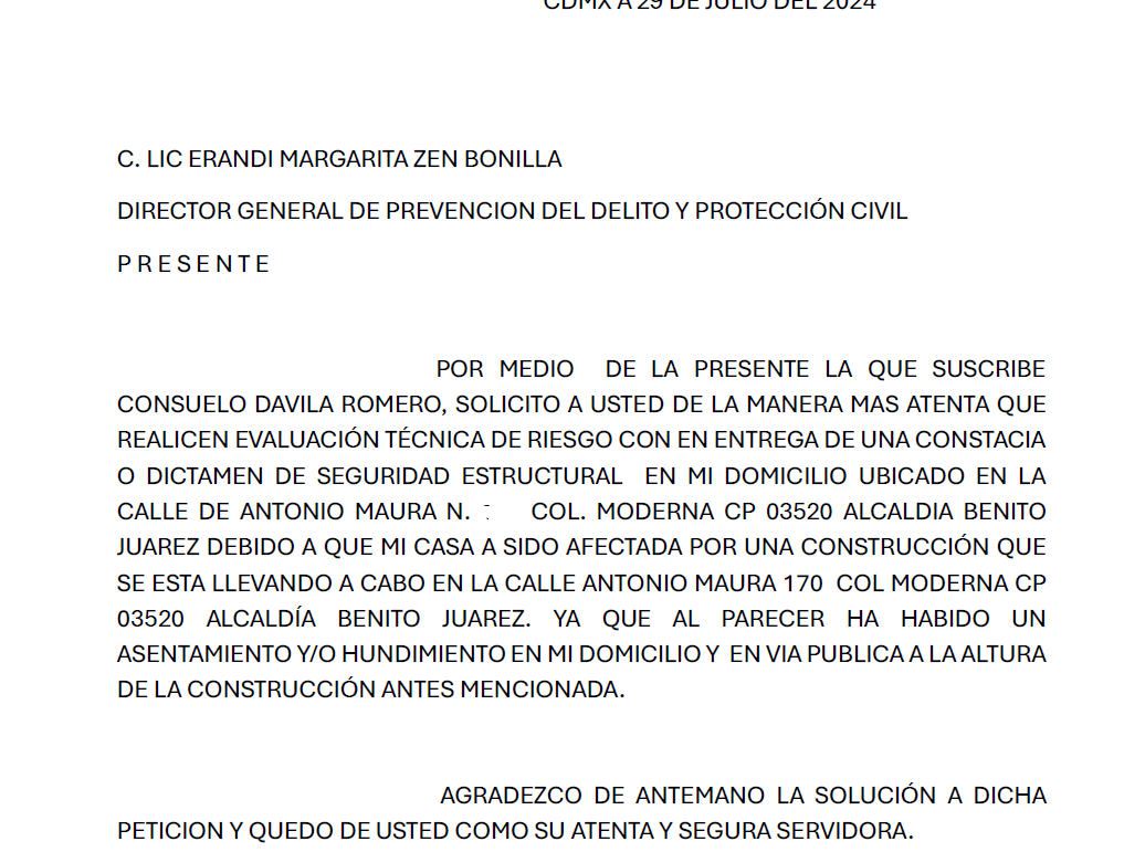 VillaDeCortesBJ's tweet photo. Actualización de #AntonioMaura170, #CártelInmobiliario, Grupo Rouz. 
Por supuesto, este desarrollo ya dañó el patrimonio de los vecinos colindantes. 
Los vecinos están movilizándose; en la imagen aparecen los destructores del patrimonio de nuestros vecinos. 
@ClaraBrugadaM https://t.co/8SzfhM51Pl