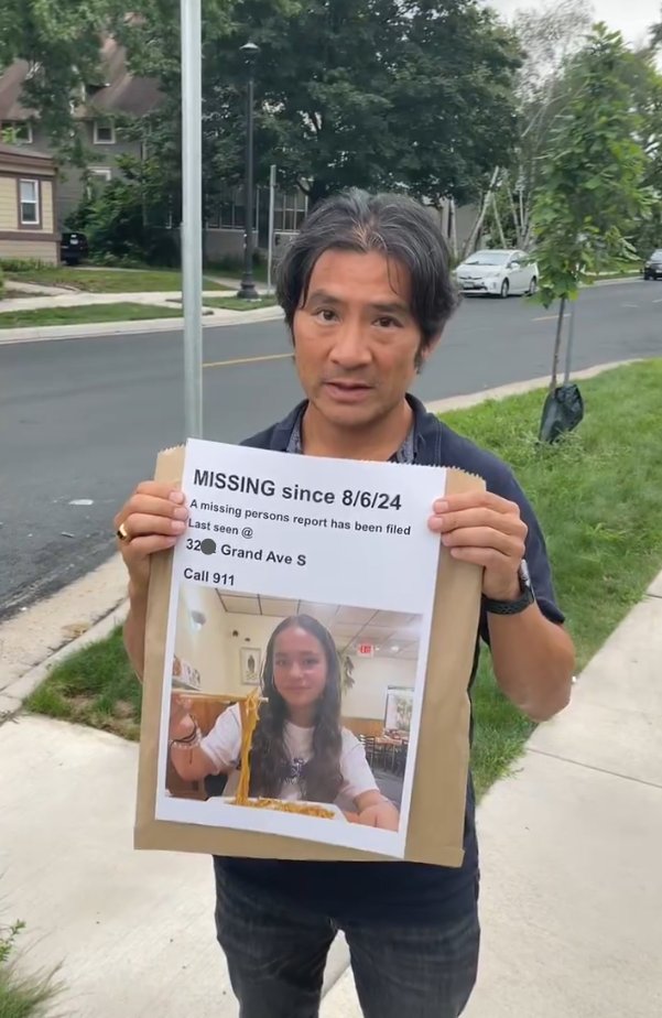 A dad is searching for his missing 14-year-old daughter in south Minneapolis. Missing since 4 p.m. today/Wednesday. Last seen at 32xx Grand Ave S after traveling from Minnetonka. Police have been contacted; apparently no response. Call 911 if you have info.