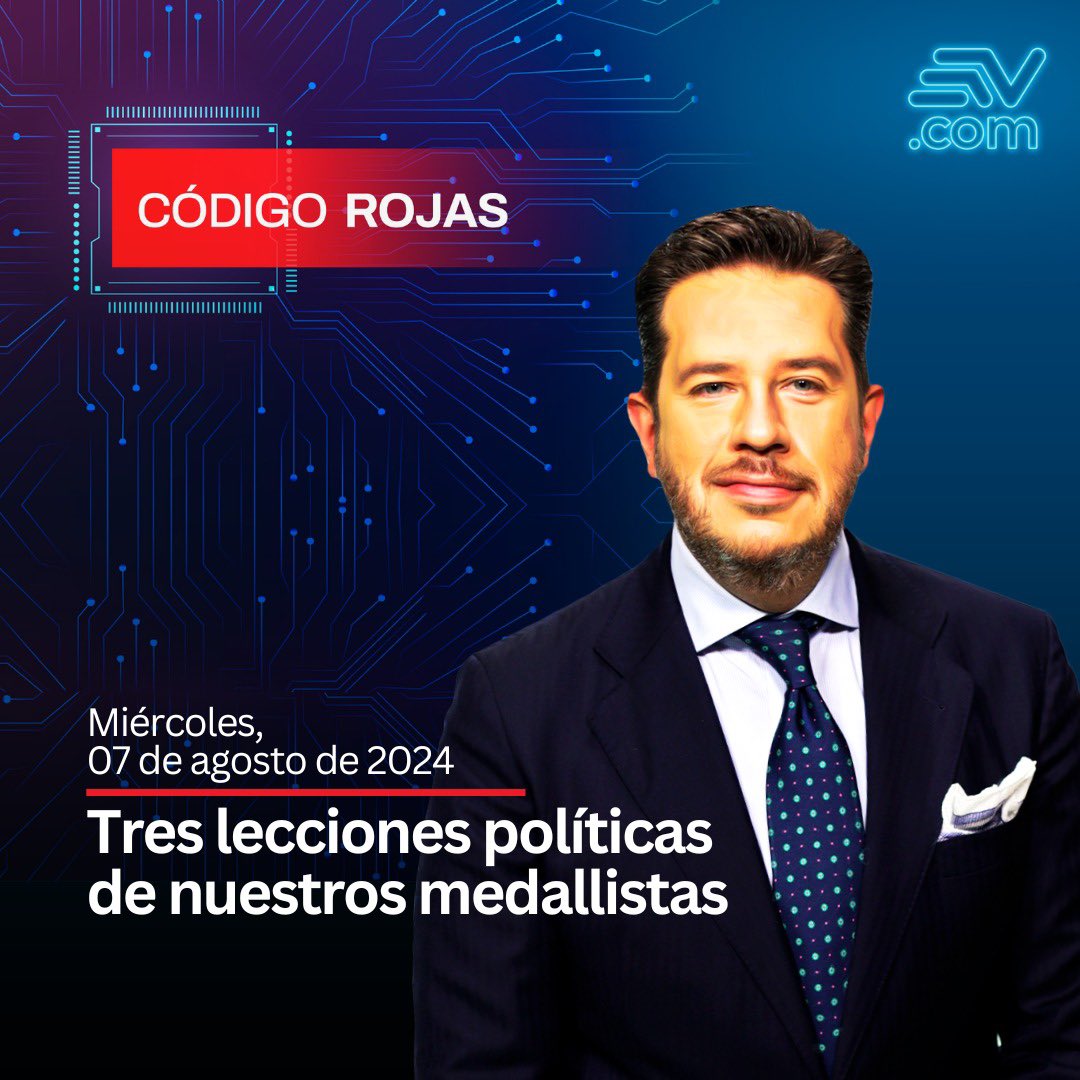 EcuavisaInforma's tweet photo. #Opinión ✍ | "El buen momento por el que atraviesa el deporte nacional, por fuera del fútbol, (...) hace sacar tres lecciones que estos gladiadores olímpicos son capaces de dar a la política".

Revisa el newsletter #CódigoRojas  y suscríbete 📲  https://t.co/rXLWGANjnj https://t.co/LMn1r3Jo1S