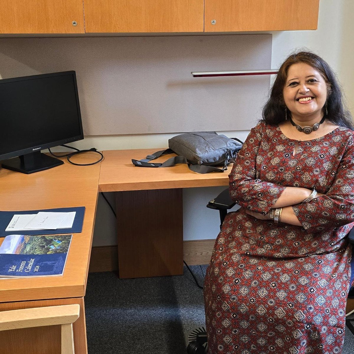 kasturi_d's tweet photo. My first "informal" day at Yale. 

Thanks to Prof Dan Esty and the entire team at the Yale School of the environment for making it inspiring 🙏

#Yale #Fulbright #Fulbright_Kalam #IMTG

@Yale @YaleCELP https://t.co/CK4lcVcYqm