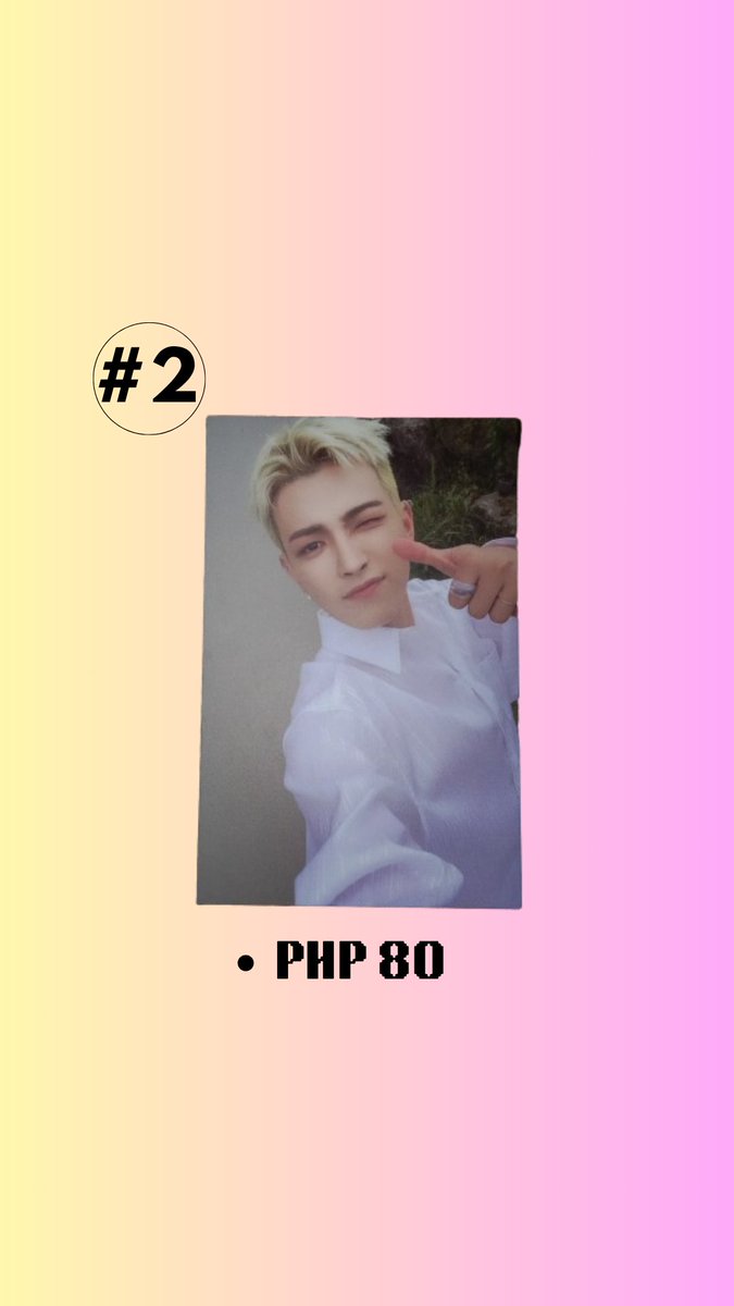 byulnoriyaaa's tweet photo. WTS/LFB

ATEEZ RANDOM OFFICIAL PHOTOCARDS

🌷MOP - GCASH
🌷MOD - JNT/GGX
🌷Php 60-80 each
🌷Php 1500 if take all 

RFS: need funds for college
buyla niyo na po pls🙏 https://t.co/ihP2UbpoAt