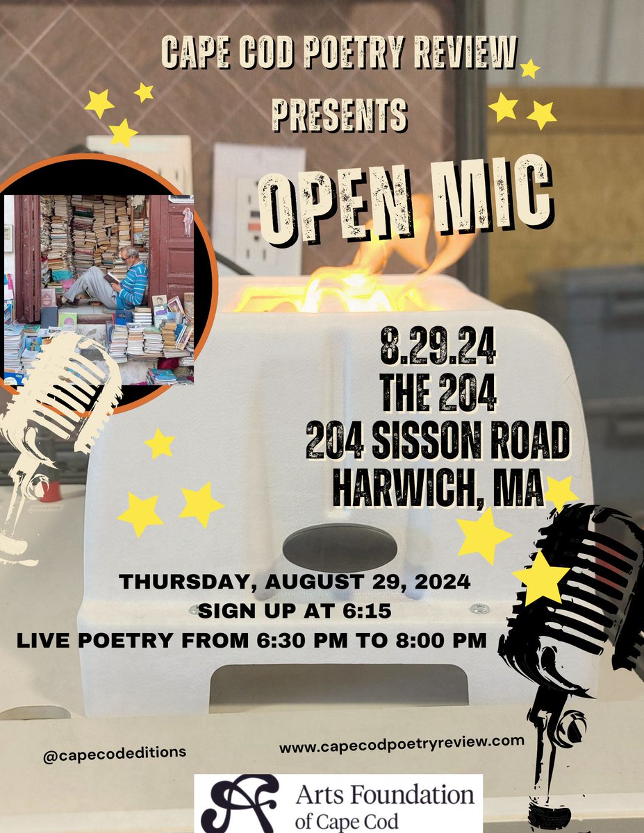 If you survive the 2024 tourist season, please drop by our August #openmic at the end of the month for your dose of live poems.