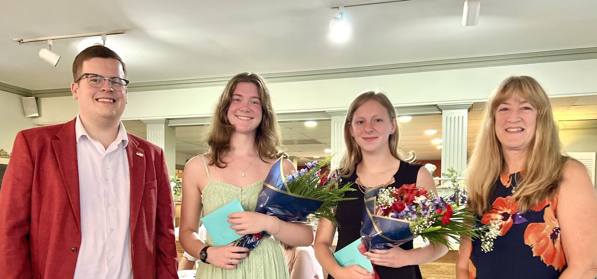 CodyAPettit's tweet image. Incredibly honored to present the Debbie Pettit Memorial Scholarship to two greatly deserving young women at the Muskingum GOP Meeting! My Mom was a fighter and a worker for the @ohiogop, and Muskingum County. I will always carry her legacy with me. #LeadRight