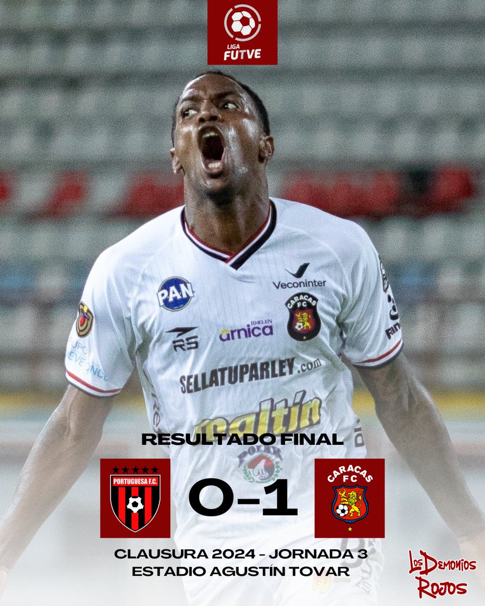 Resultado Final

Portuguesa FC 0 - 1 Caracas FC

Jornada 3 Torneo Clausura 2024.