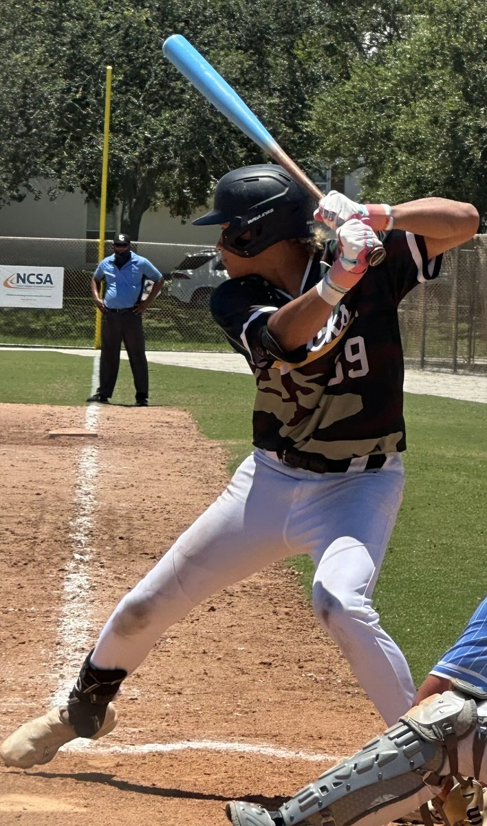 Brayden Mineo (@braydenmineo) on Twitter photo I was blessed to end my summer by having the opportunity to play in Florida with the <a href="/AR_Sticks/">Sticks Baseball</a> . Big thanks to <a href="/EricHurleyBB15/">Eric Hurley</a> @brewsterc29 and <a href="/JSully12/">Jeff Sullivan</a>.
In 2 tournaments, my highlights included All Tournament Team (x2), Batting .409, 1 DLB, 1 HR and 8 RBI. I was blessed to end my summer by having the opportunity to play in Florida with the <a href="/AR_Sticks/">Sticks Baseball</a> . Big thanks to <a href="/EricHurleyBB15/">Eric Hurley</a> @brewsterc29 and <a href="/JSully12/">Jeff Sullivan</a>.
In 2 tournaments, my highlights included All Tournament Team (x2), Batting .409, 1 DLB, 1 HR and 8 RBI.