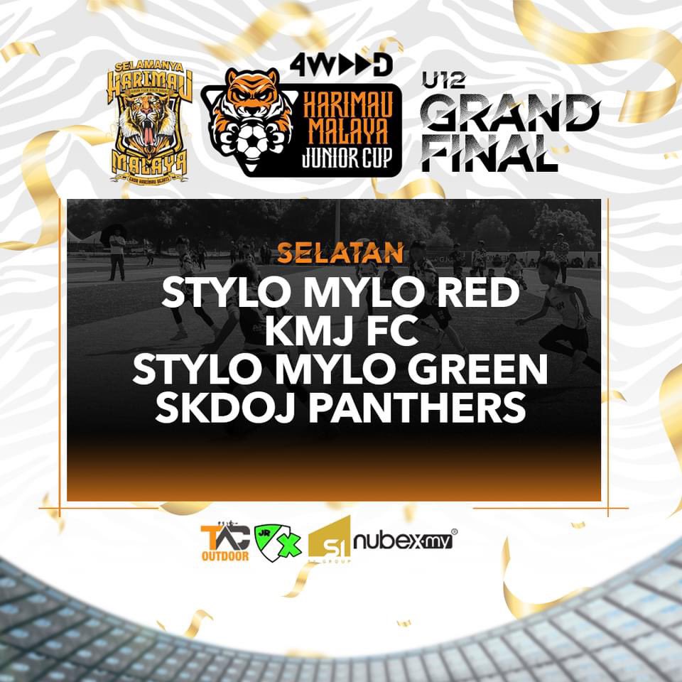 malaysianactive's tweet photo. Pasukan-pasukan U12 yang bakal berentap di Grand Final 4WARD Harimau Malaya Junior Cup 10 Ogos ini @ XFOX Arena, Subang

Jangan lupa bawa keluarga menonton Harimau Malaya The Untold Journey 15 Ogos ini!

Dibawakan oleh 4WARD 
SI Group | https://t.co/YrEzlyMWmo

HarimauMalaya https://t.co/kd87manOEa