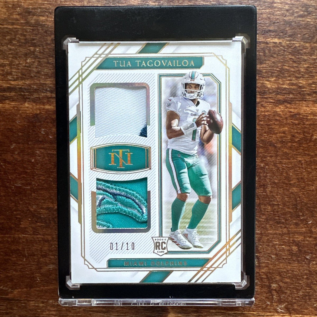 Jake_Kimbro's tweet photo. @cardboardbst Tua 2020 National Treasure Dual Rookie patches first on the print /10 - $450 OBO https://t.co/rzM78gh8cz