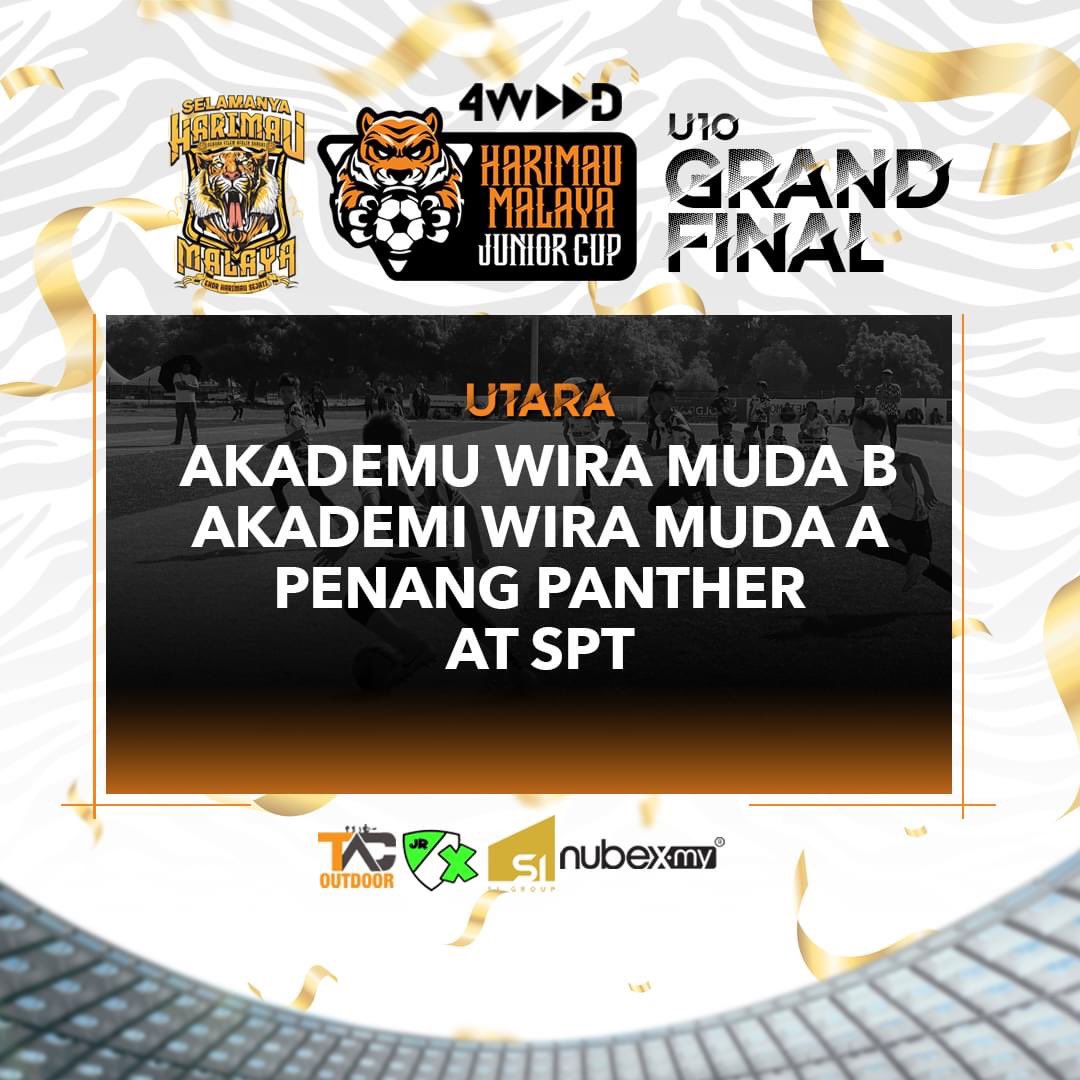 malaysianactive's tweet photo. Pasukan-pasukan U10 yang bakal berentap di Grand Final 4WARD Harimau Malaya Junior Cup 10 Ogos ini @ XFOX Arena, Subang

Jangan lupa bawa keluarga menonton Harimau Malaya The Untold Journey 15 Ogos ini!

Dibawakan oleh 4WARD 
SI Group | https://t.co/YrEzlyNubW

#HarimauMalaya https://t.co/Sb5naLDtS4