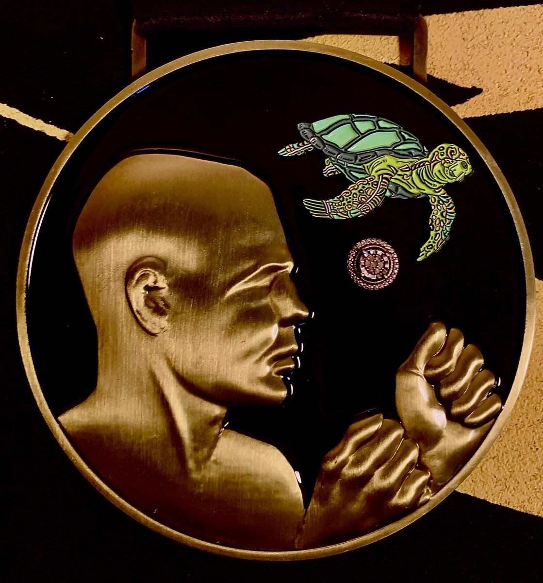 PEMBROKE PINES, FL via BELFAST, NY- Main Event Winner’s Medallion from Historic 143 yr old <a href="/PGBCboxing/">Police Gazette Boxing Corp.</a>  for this Sat Night’s <a href="/bkb_official1/">BYBBKB</a> BYB Extreme Fighting Series Fight Night! Thank you again to our sponsor Shawn A Rakhshani; US Veteran owner of Shawns Auto Xpress, LLC!!!