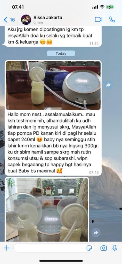 diansav_'s tweet photo. Mual saat hamil jauh berkurang, ASI lancar banjir dan pekat 😍.
Layak dicoba Bun-Mom say 👌🏼 https://t.co/8AyjCSln7g