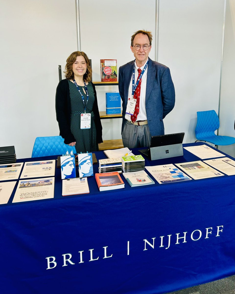 BeziPublishing's tweet photo. Lovely to be in Adelaide for the 2024 @AustLawLibAssoc ALLA Conference. Come visit Louise and Craig at the @Brill_Law Brill | Nijhoff booth to learn about the amazing e-resources available in #internationallaw, and enter the prize draw to win a copy of ‘Wine Law and Policy’ 🍷⚖️ https://t.co/rkjks1Ebj6