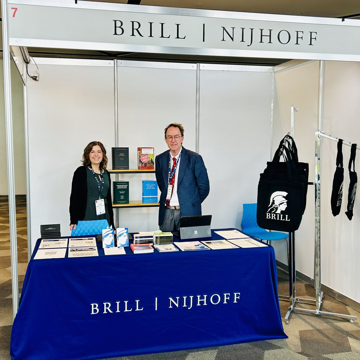BeziPublishing's tweet photo. Lovely to be in Adelaide for the 2024 @AustLawLibAssoc ALLA Conference. Come visit Louise and Craig at the @Brill_Law Brill | Nijhoff booth to learn about the amazing e-resources available in #internationallaw, and enter the prize draw to win a copy of ‘Wine Law and Policy’ 🍷⚖️ https://t.co/rkjks1Ebj6