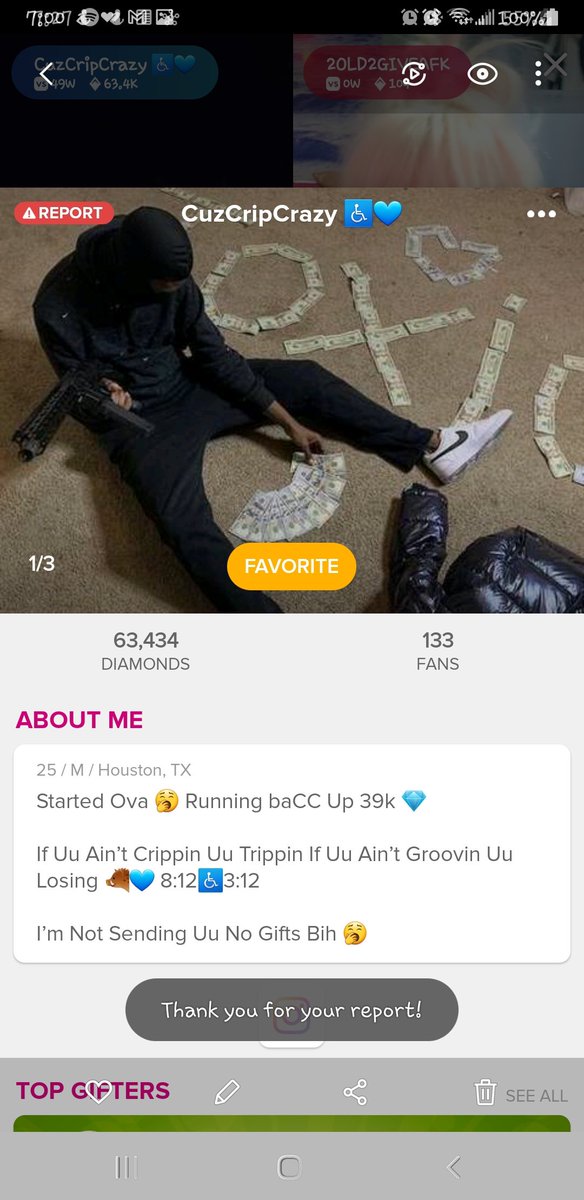 Ladykdiamond84's tweet photo. @Tagged so you allowed black people to post profile pictures showing #guns, illegal activity and #violence. Yet, im not allowed to? #Racist https://t.co/ZaUBOxhJOm