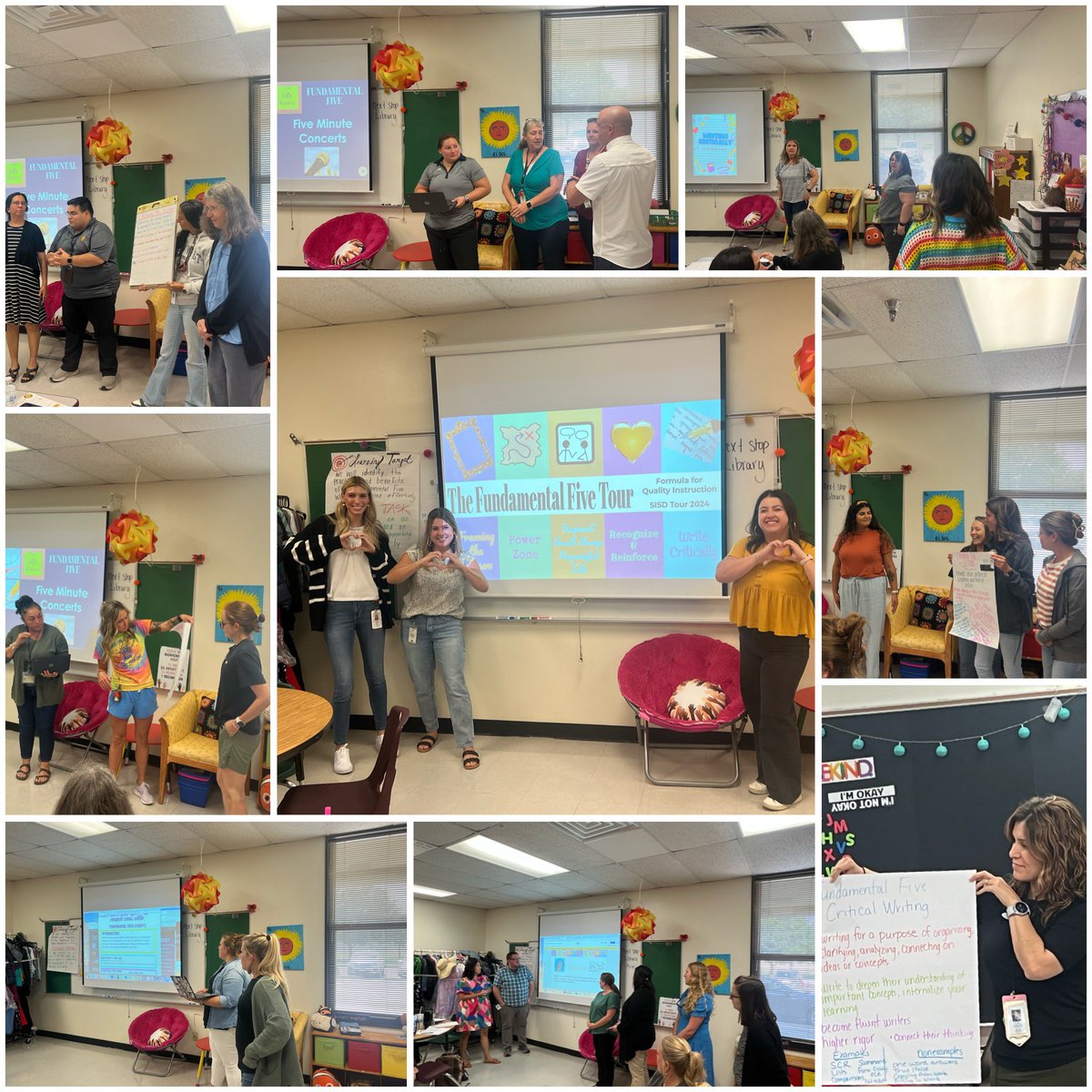 KoenneckeES's tweet photo. These teachers rocked Taylor Swift-inspired presentations on the #FundamentalFive instructional practices! They are ready to boost classroom efficiency and student engagement with a touch of Swift magic. π€πβ¨ #SeguinISD #TeachingStrategies #MatadorMindset https://t.co/9Gc4AgSLce