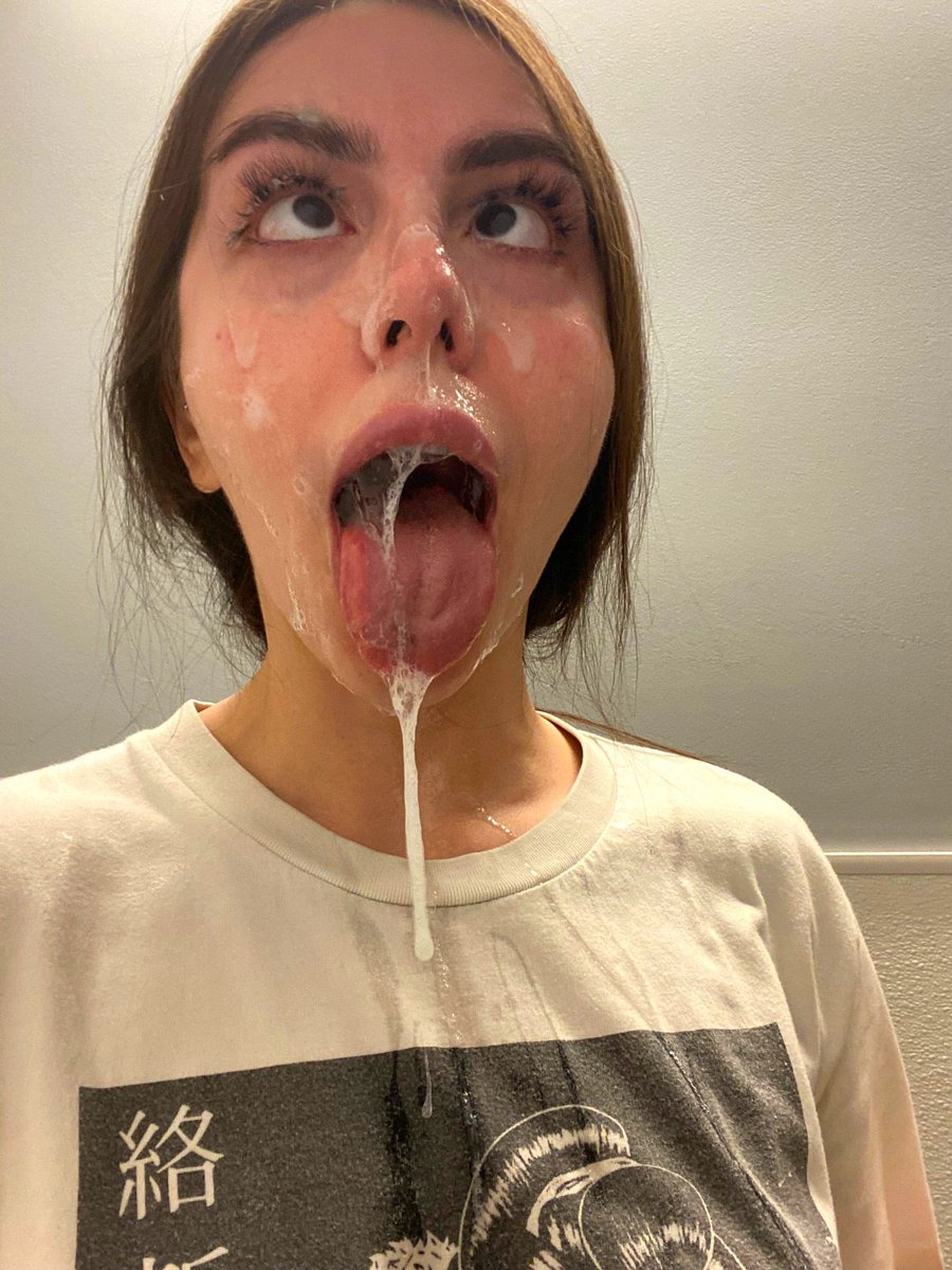 NotSafe1234's tweet photo. Receiving pics and videos like this from your messy girlfriend after her slutty getaway is just the best. You just cant wait for her to get home so you can kiss and taste her properly #SluttyGF #Cumslut #MessyFace #SloppyFace #Hotwife https://t.co/B4aS69eHfz