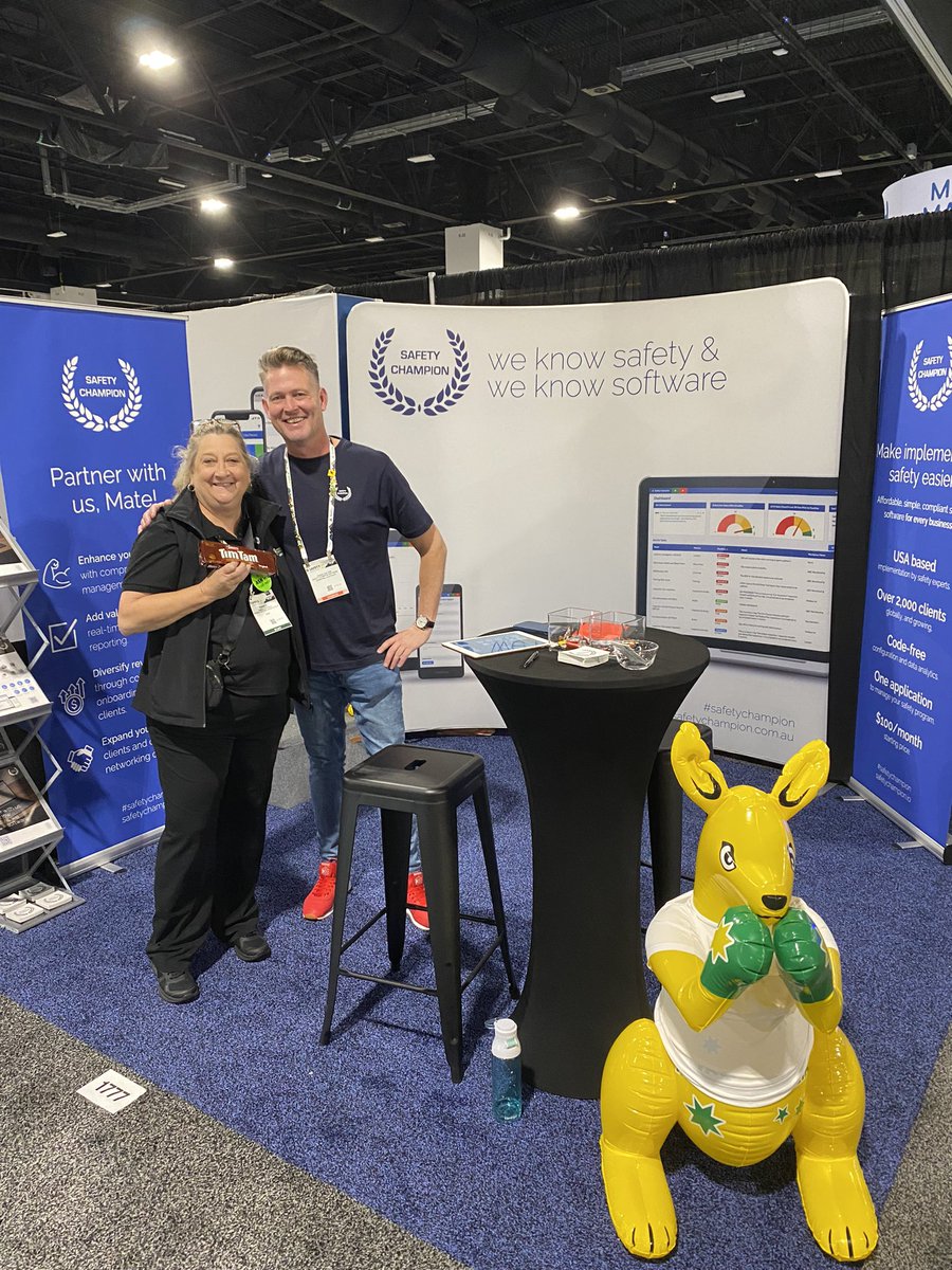 AskNancyO's tweet photo. @safetychamp  great seeing you! #Safety2024 https://t.co/QWLbpst6Z6
