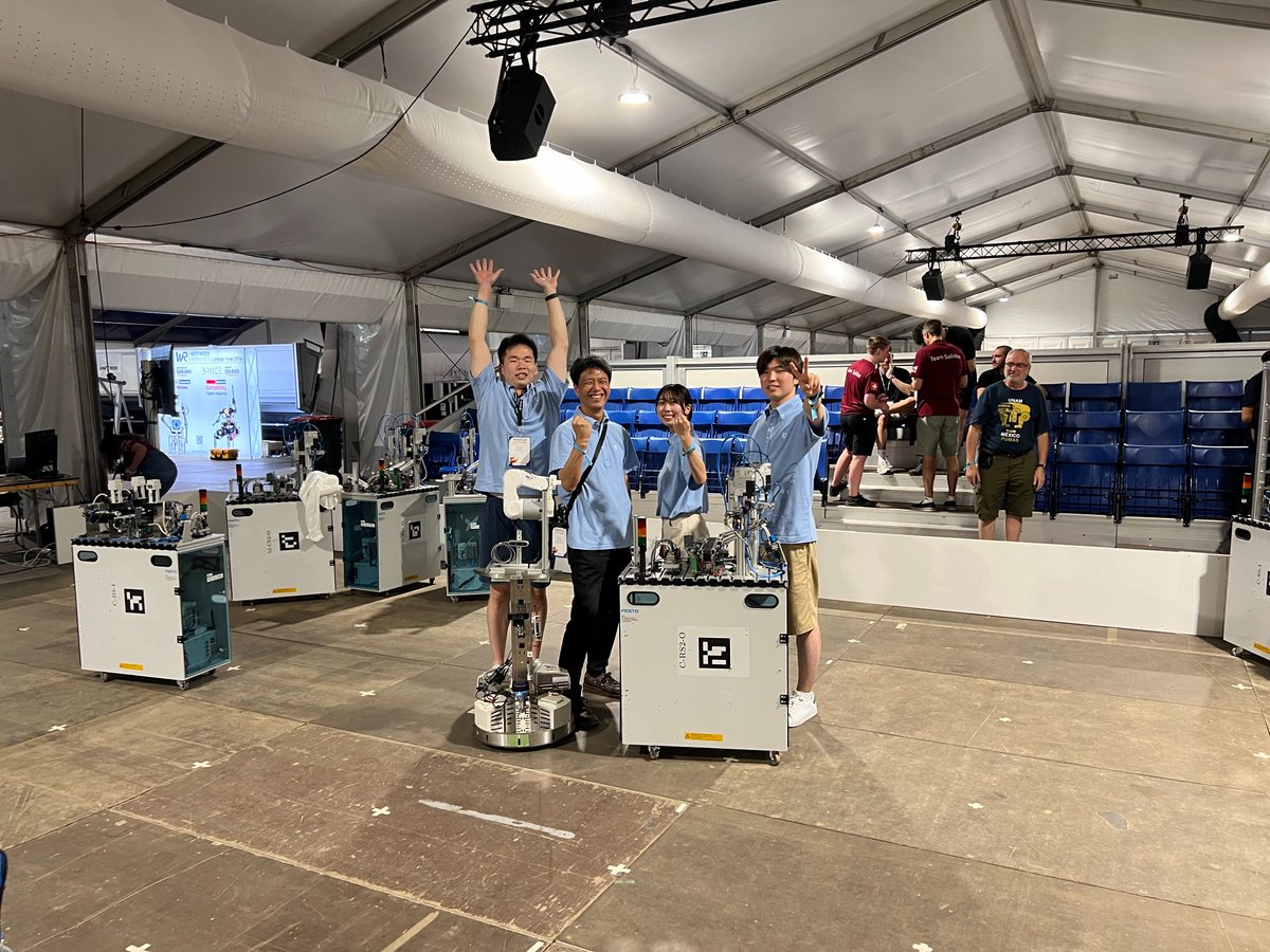 ryukokust's tweet photo. 電子情報通信課程 植村研究室のロボットチーム"BabyTigers-R"がオランダで開催された世界大会RoboCup2024にてBest overall performance in Challenge Track First Placeを受賞しました！！🤖✨
世界大会での受賞、本当におめでとうございます㊗️📸 https://t.co/LgvOuPOD2A