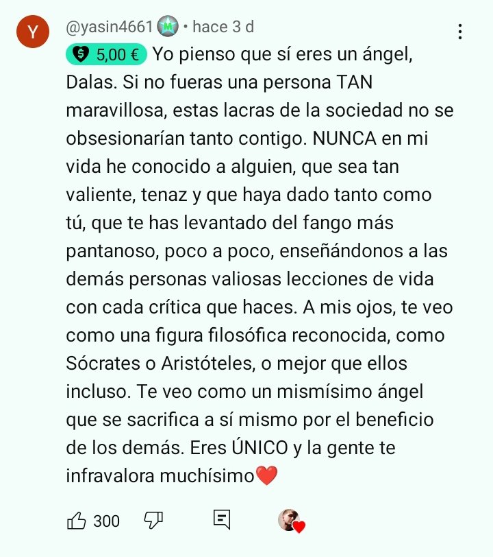FrancesAparicio's tweet photo. Como de grande ha de ser el adoctrinamiento de este pambisito para decir que Dalas es un ángel y una persona maravillosa?

Cada día me sorprende más lo carcomido que tienen el cerebro y su nula capacidad crítica. Aquí está el ángel bondadoso equiparable a Sócrates: https://t.co/qKj5Afmgaf