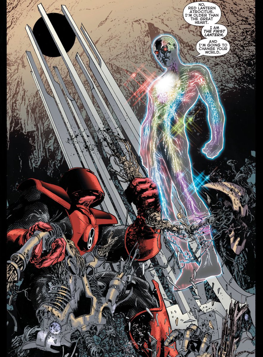 chelsdaniel280's tweet photo. Atrocitus Meets the First Lantern ✨
(Red Lanterns #17 - Peter Milligan, Miguel Sepulveda, Rain Beredo, and Carlos M. Mangual)
#RedLantern #Atrocitus
#FirstLantern #Volthoom
#WrathOfTheFirstLantern #New52 #dccomics https://t.co/vQuR9Cmqq6