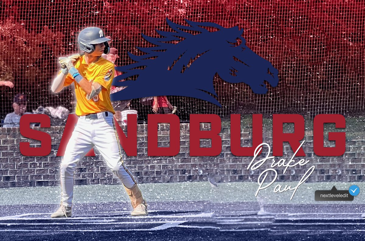 drake_paul1's tweet photo. I am blessed to announce that I will be furthering my academic and athletic career at Carl Sandburg Community College. I want to thank Coach Porter for this opportunity. I would also like to thank God, my family, my teammates and my coaches who helped me on this journey. Go Chargers! @BPorterbhs @SandburgNJCAA @NickHerrinsAs @devin_radke @PottersBaseball @pbr_illinois1