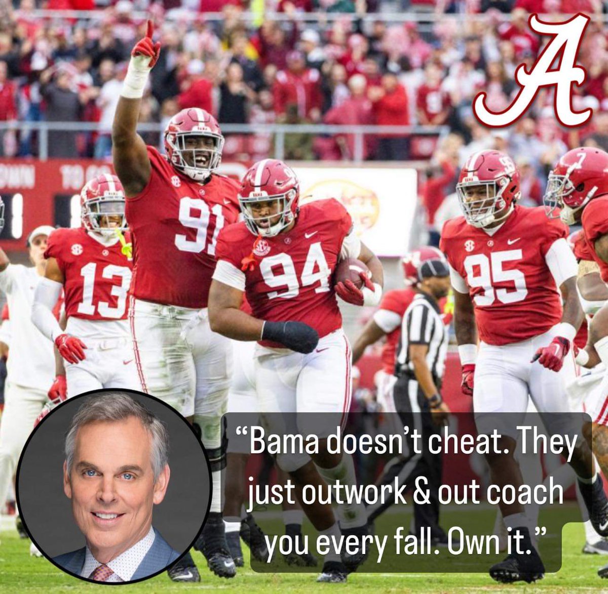 Colin Cowherd on The Standard at Alabama 🐘 #RollTide