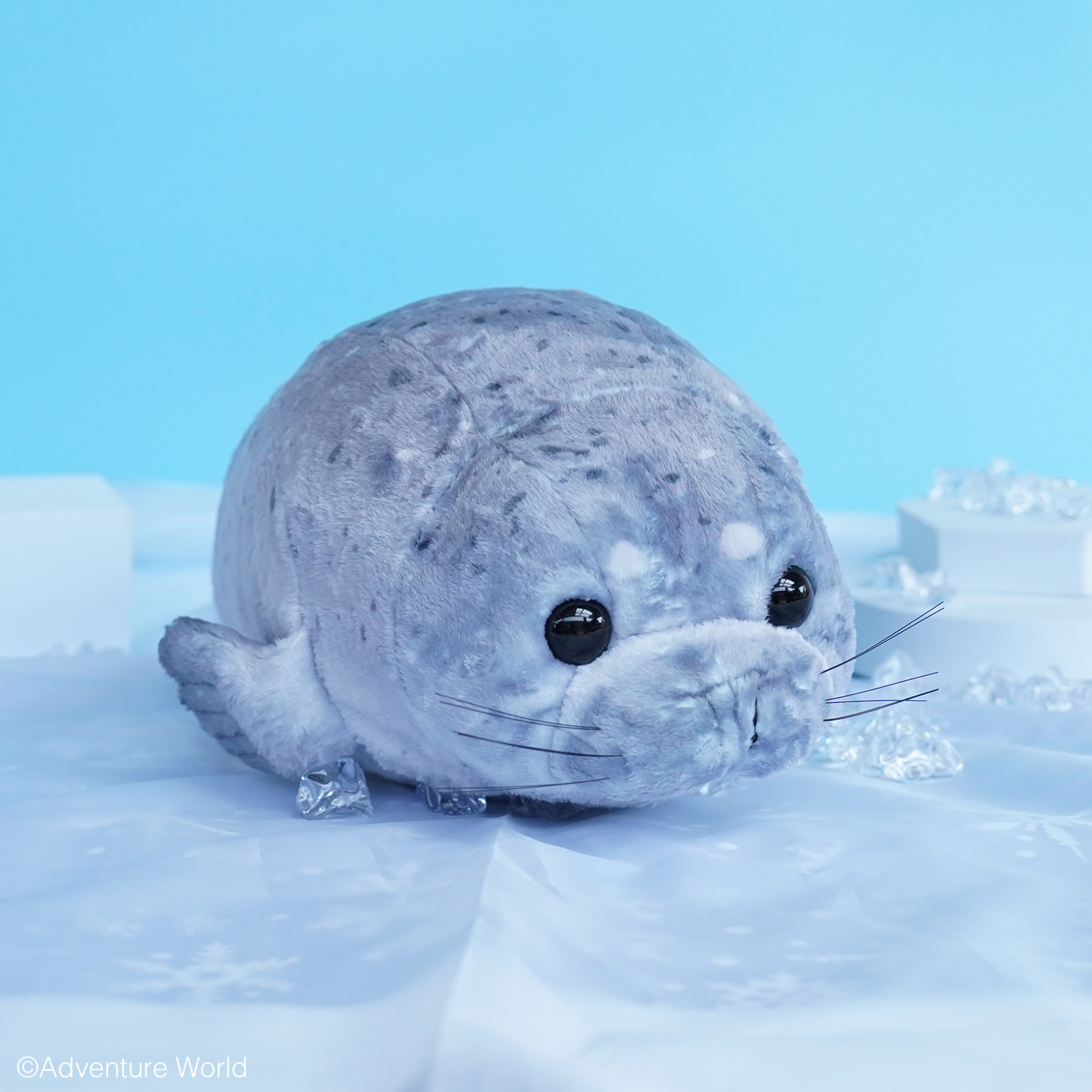 ゴマフアザラシぬいぐるみ ぬいぐるみ ゴマフアザラシ特大 | 四国水族館ミュージアムショップ