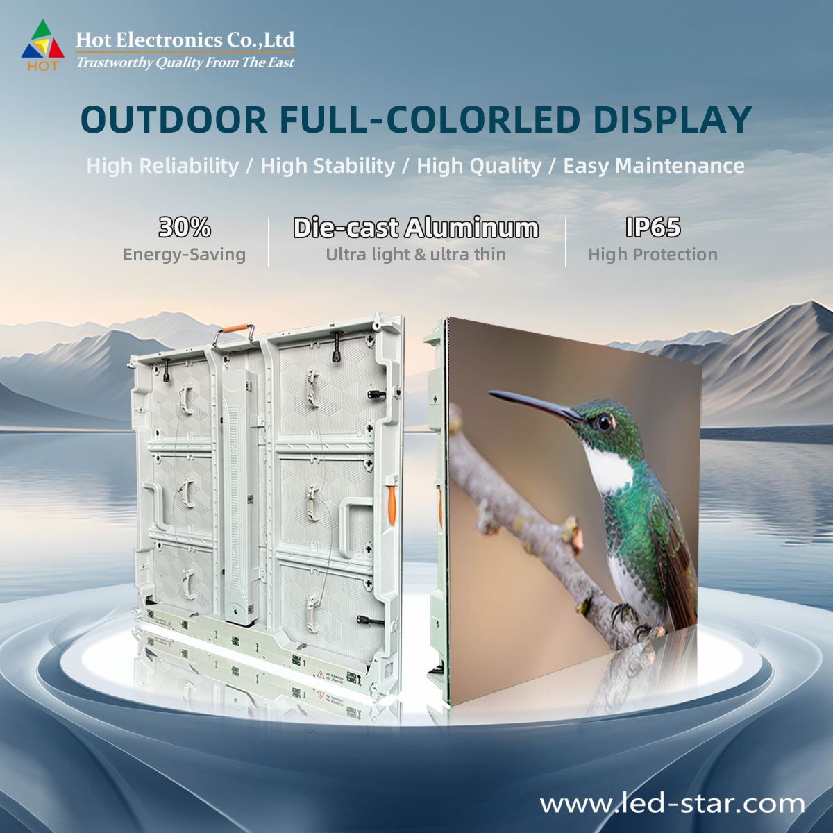 szledstar's tweet image. Hot Electronics Outdoor Full Color LED Display

Feel free to contact us anytime if you have any needs.
Website: led-star.com
Email: sales@led-star.com
Mobile/WhatsApp: +8615999616652

#HotElectronics #leddisplayboard #energysaving #outdoorleddisplay #szledstar