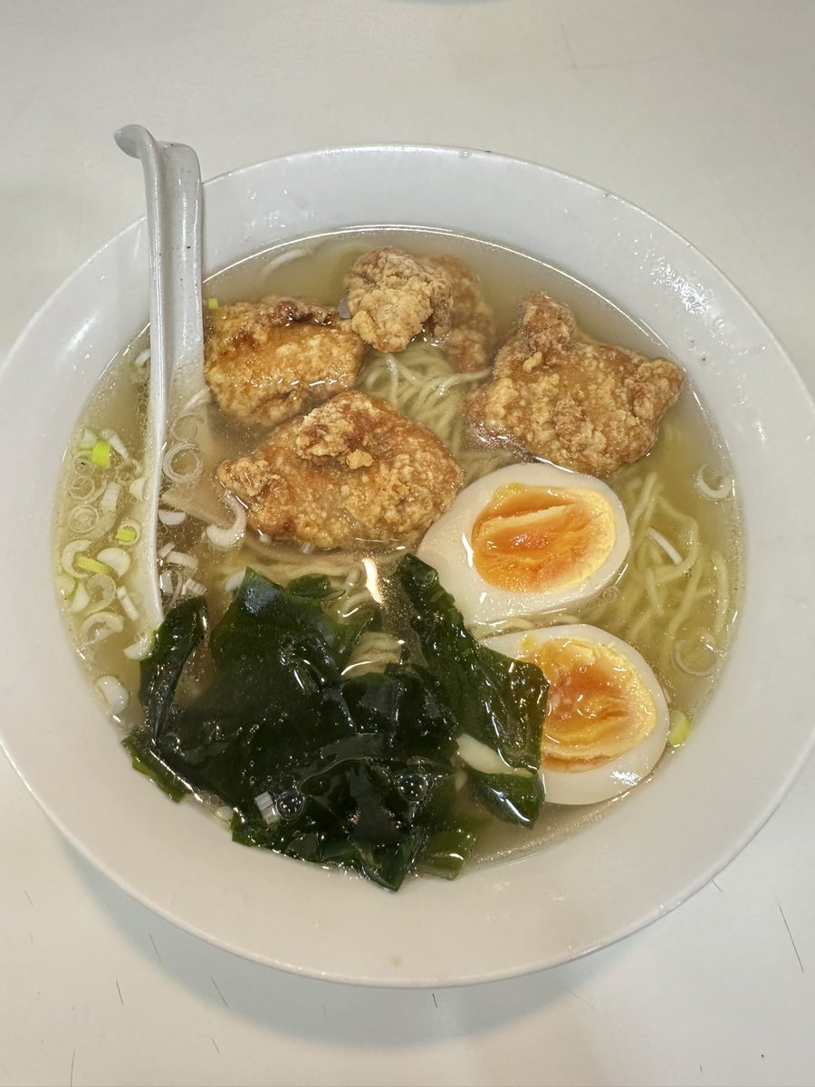 baka_nyni's tweet photo. 今日は銚子の歩夢蘭さん@homuran_choshi に行って来たよ！
唐揚げラーメン、ごちそうさまでした！

#アマガミ
#銚子
#歩夢蘭 https://t.co/gmR6FXfWkH