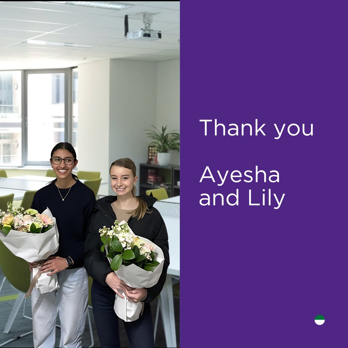 A big shout out and thank you to Ayesha and Lily for their incredible assistance during our recent audits over the past six weeks. We truly appreciate all your hard work!