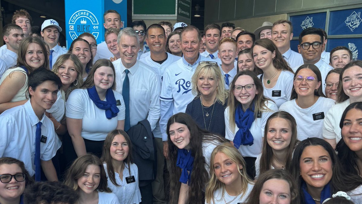 StevensonGaryE's tweet image. I was delighted to throw the first pitch with Jeremy Guthrie, Kansas City World Series pitcher and former mission president at @JustServe Night at the Kansas City Royals baseball game yesterday. It was wonderful to be joined by so many wonderful missionaries and members of The…